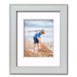 COURTSIDE MARKET Gardenia Cream Two Tone Double Mat 8" X 10" Frame