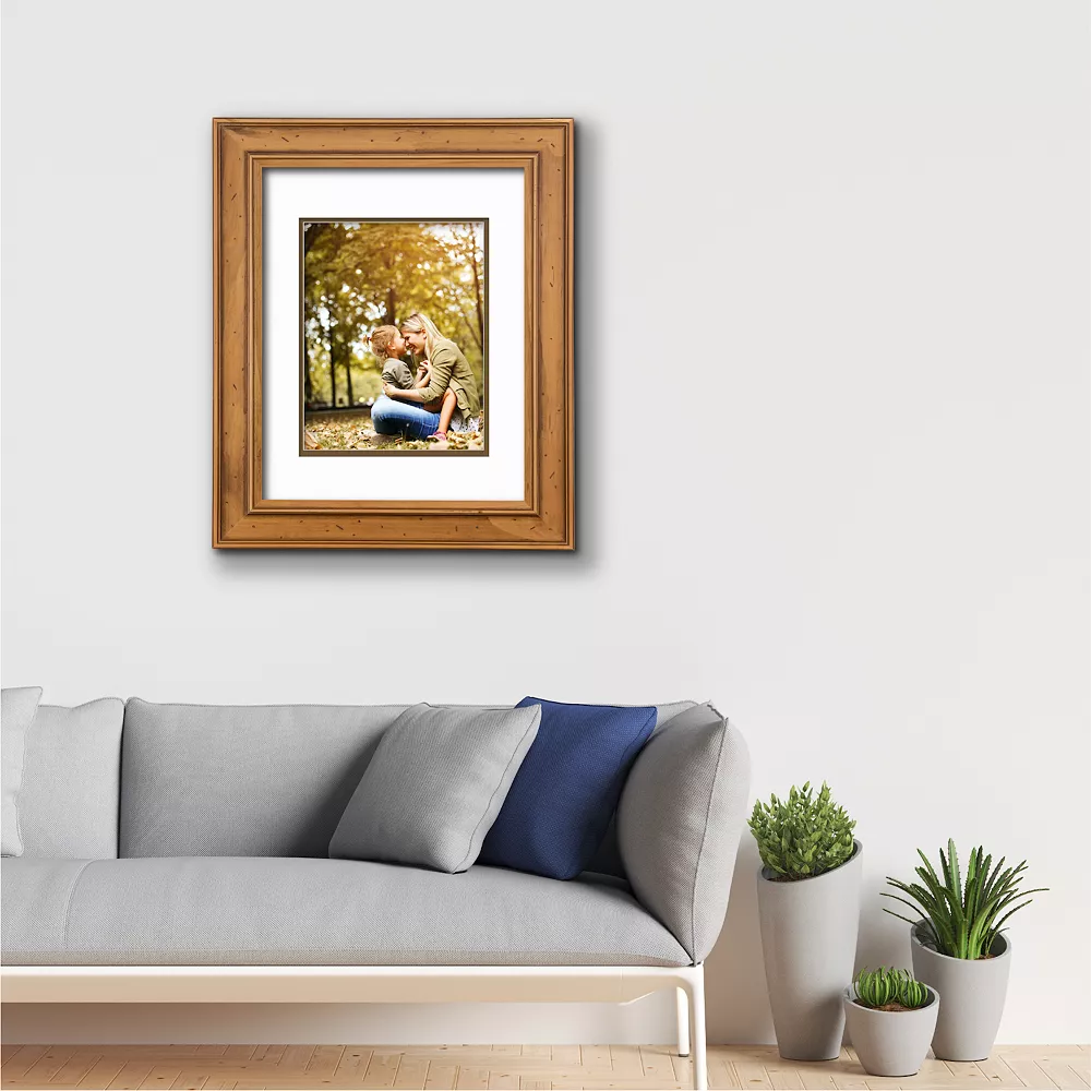 COURTSIDE MARKET Natural Finish Two Tone Double Mat 8" X 10" Frame 4 COURTSIDE MARKET Natural Finish Two Tone Double Mat 8" X 10" Frame - Image 2