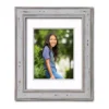 COURTSIDE MARKET Alabaster Finish Two Tone Double Mat 8" X 10" Frame