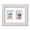 COURTSIDE MARKET Metro White 2-Opening 4" X 6" Collage Frame 2 COURTSIDE MARKET Metro White 2-Opening 4" X 6" Collage Frame -Home Decor Discount Store 4581823