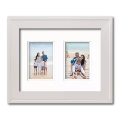 COURTSIDE MARKET Metro White 2-Opening 4" X 6" Collage Frame