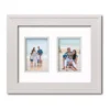 COURTSIDE MARKET Metro White 2-Opening Two Tone Double Mat 4" X 6" Collage Frame -Home Decor Discount Store 4581827