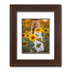 COURTSIDE MARKET Metro Collection Chestnut Wall Frame With Double Mat