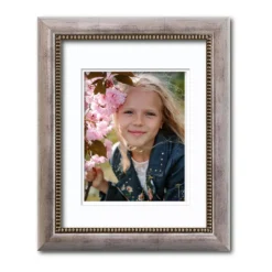 Tempo Collection Modern Silver Wall Frame Double Mat