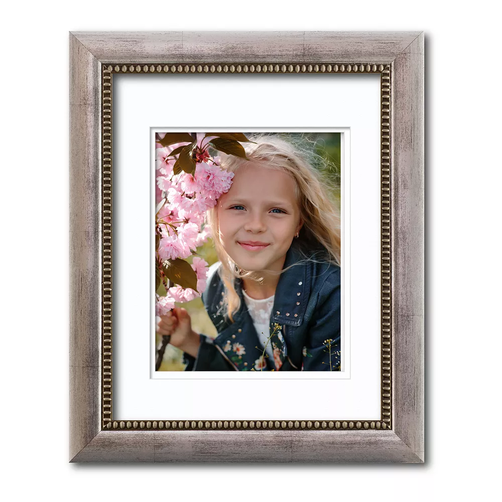 Tempo Collection Modern Silver Wall Frame Double Mat 3 Tempo Collection Modern Silver Wall Frame Double Mat