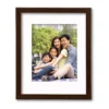 Harvest Collection Walnut Wall Frame With White Mat
