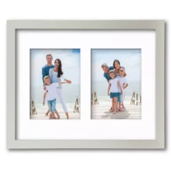 COURTSIDE MARKET Harvest 2-Opening White 5" X 7" Collage Frame