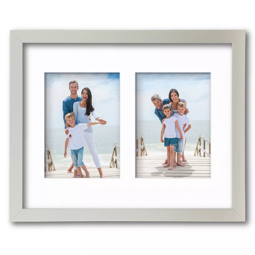 COURTSIDE MARKET Harvest 2-Opening White 5" X 7" Collage Frame 3 COURTSIDE MARKET Harvest 2-Opening White 5" X 7" Collage Frame