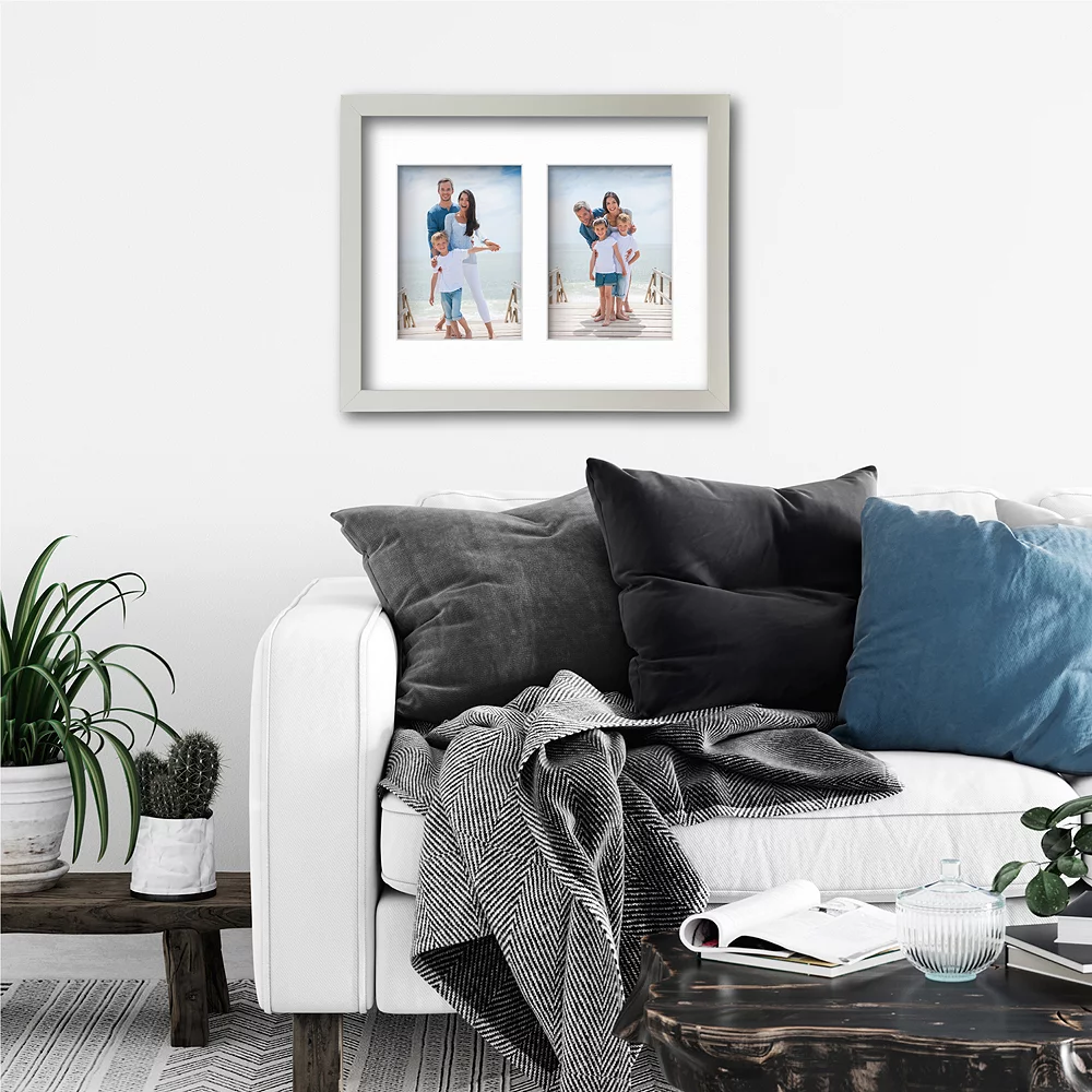 COURTSIDE MARKET Harvest 2-Opening White 5" X 7" Collage Frame 4 COURTSIDE MARKET Harvest 2-Opening White 5" X 7" Collage Frame - Image 2