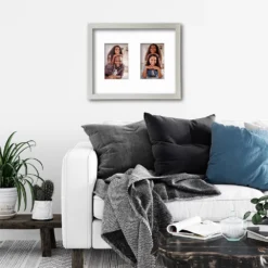 COURTSIDE MARKET Harvest 2-Opening White 4" X 6" Collage Frame 5 COURTSIDE MARKET Harvest 2-Opening White 4" X 6" Collage Frame -Home Decor Discount Store 4581880 ALT