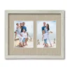 Harvest Collection Driftwood Grey Collage Frame With Linen Mat -Home Decor Discount Store 4581897