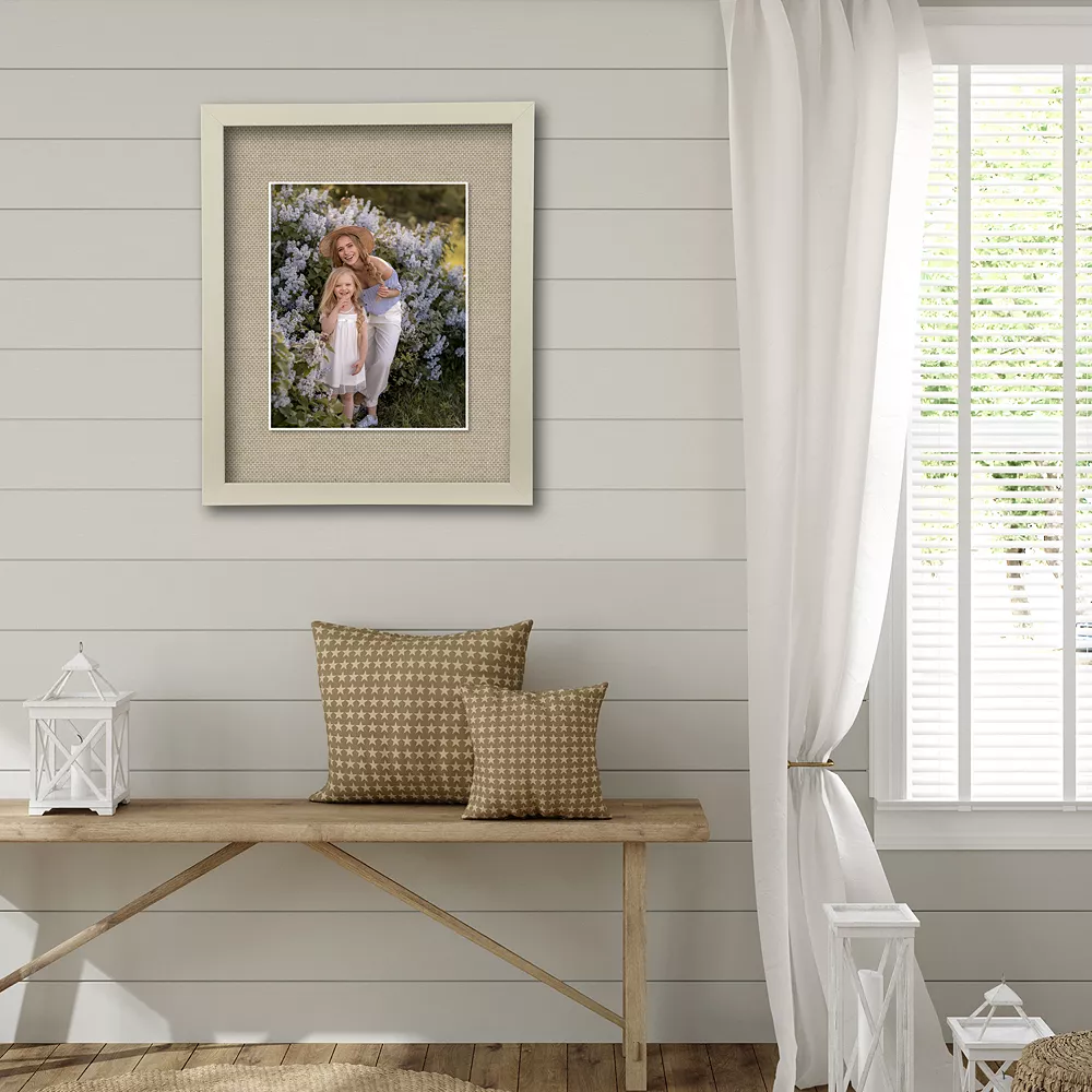 Harvest Collection French Cream Wall Frame With Linen Mat 4 Harvest Collection French Cream Wall Frame With Linen Mat - Image 2