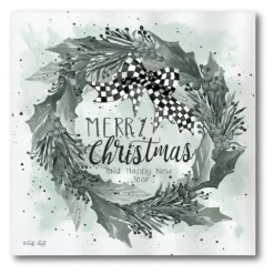 Courtside Market Merry Christmas & Happy New Year Canvas Wall Art