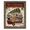 Courtside Market Christmas Camper Canvas Wall Art -Home Decor Discount Store 4654859