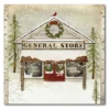Courtside Market General Store Christmas Canvas Wall Art