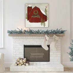 Courtside Market Snow Barn Canvas Wall Art 9 Courtside Market Snow Barn Canvas Wall Art -Home Decor Discount Store 4654915 ALT3