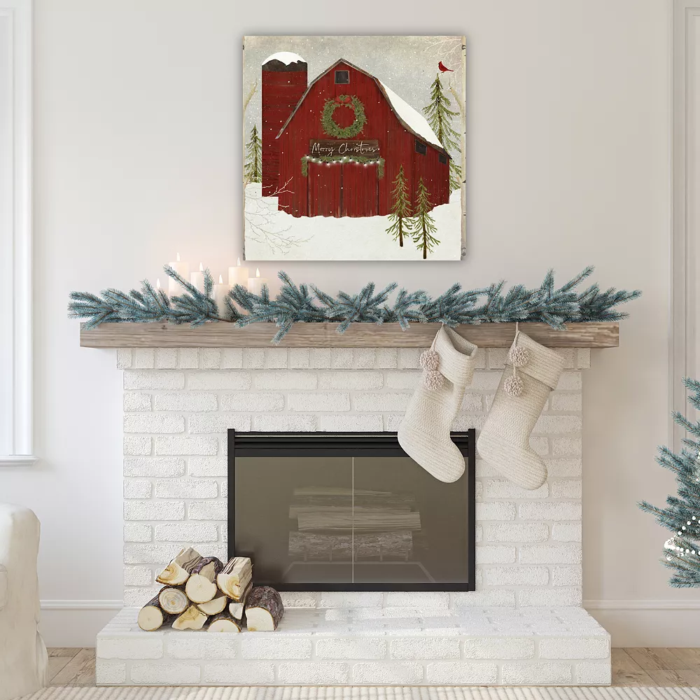 Courtside Market Snow Barn Canvas Wall Art 6 Courtside Market Snow Barn Canvas Wall Art - Image 4