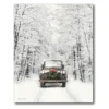 COURTSIDE MARKET Merry Christmas Truck Canvas Wall Art 1 COURTSIDE MARKET Merry Christmas Truck Canvas Wall Art -Home Decor Discount Store 4661030
