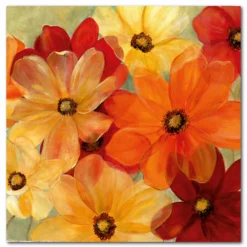 Courtside Market Colorful Blooms Canvas Wall Art