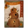 Courtside Market Pumpkin Birdhouse Canvas Wall Art -Home Decor Discount Store 4666201