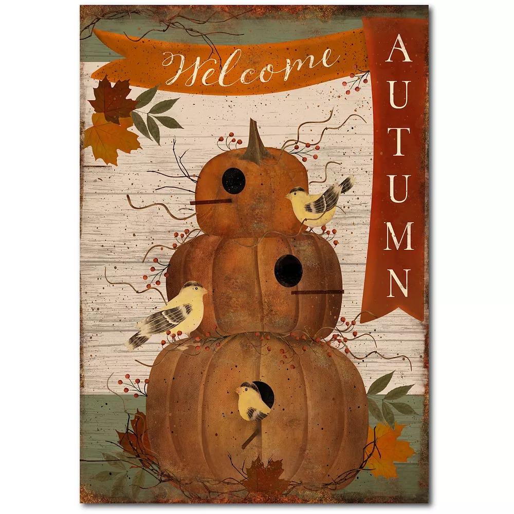 Courtside Market Pumpkin Birdhouse Canvas Wall Art 3 Courtside Market Pumpkin Birdhouse Canvas Wall Art
