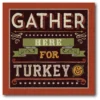 Courtside Market Give Thanks Turkey Canvas Wall Art -Home Decor Discount Store 4666240
