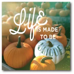 Courtside Market Life Is Unique Canvas Wall Art