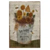 Courtside Market Bee Happy Canvas Wall Art