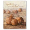 Courtside Market Grateful Hearts Pumpkin Canvas Wall Art -Home Decor Discount Store 4666579