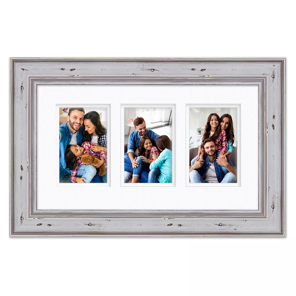 COURTSIDE MARKET Industrial Rustic 3-Opening Collage Frame 3 COURTSIDE MARKET Industrial Rustic 3-Opening Collage Frame