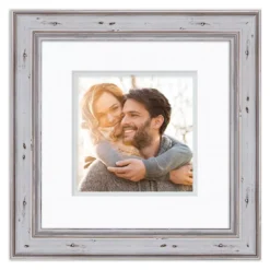 COURTSIDE MARKET Rustic Distressed Large 8" X 8" Frame