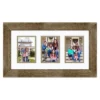 COURTSIDE MARKET Walnut Finish 3-Opening 5" X 7" Collage Frame -Home Decor Discount Store 4899020