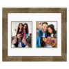 COURTSIDE MARKET Walnut Finish 2-Opening 8" X 10" Collage Frame 2 COURTSIDE MARKET Walnut Finish 2-Opening 8" X 10" Collage Frame -Home Decor Discount Store 4899022