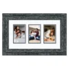 COURTSIDE MARKET Blue 3-Opening 4" X 6" Collage Frame -Home Decor Discount Store 4899039