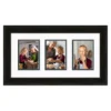 COURTSIDE MARKET Gardenia Black 5" X 7" Collage Frame 2 COURTSIDE MARKET Gardenia Black 5" X 7" Collage Frame -Home Decor Discount Store 4899099