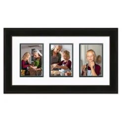 COURTSIDE MARKET Gardenia Black 5" X 7" Collage Frame