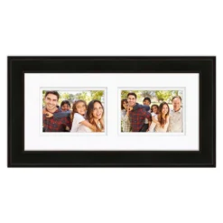 COURTSIDE MARKET Gardenia Black 5" X 7" 2-Opening Frame