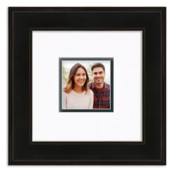 COURTSIDE MARKET 4" X 4" Gardenia Black Frame