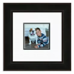 COURTSIDE MARKET Gardenia Black 5" X 5" Frame