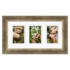 COURTSIDE MARKET Gala Champagne 3-Opening 5" X 7" Collage Frame -Home Decor Discount Store 4899162