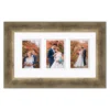 COURTSIDE MARKET Gala Champagne 4" X 6" 3-Opening Collage Frame -Home Decor Discount Store 4899168