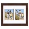 COURTSIDE MARKET Metro Chestnut Finish 2-Opening 8" X 10" Collage Frame -Home Decor Discount Store 4899175