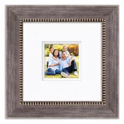 COURTSIDE MARKET Gray 4" X 4" Frame