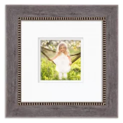 Courtside Market Carbon Driftwood Silver 9" X 9" Frame