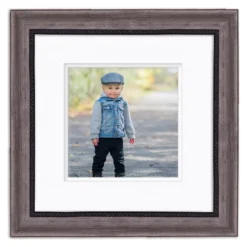 Courtside Market Carbon Gray Black 12" X 12" Frame