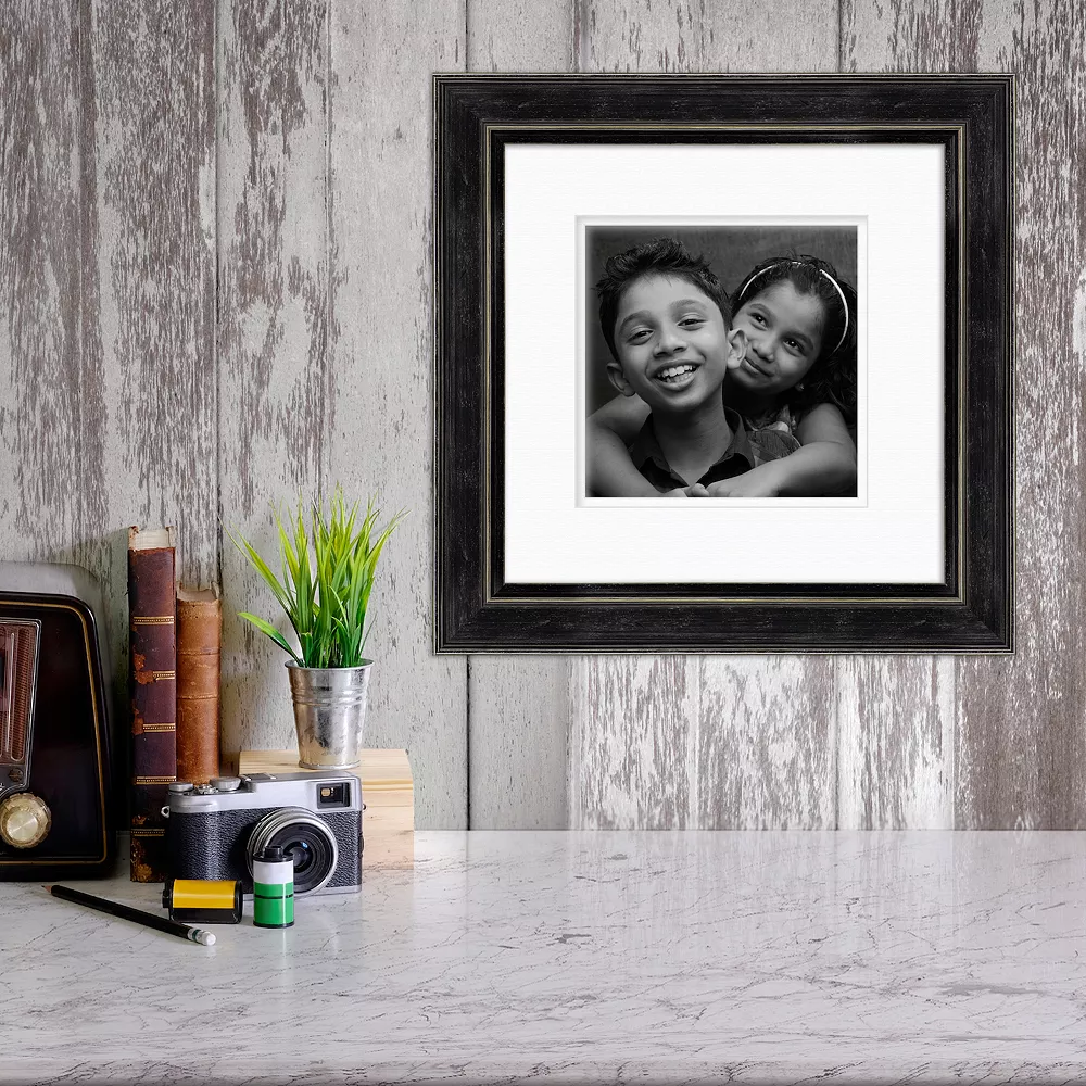 Courtside Market Industrial Rustic Graphene 12" X 12" Frame 4 Courtside Market Industrial Rustic Graphene 12" X 12" Frame - Image 2