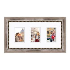 Courtside Market Tempo Silver 10" X 20" 3-Opening Frame