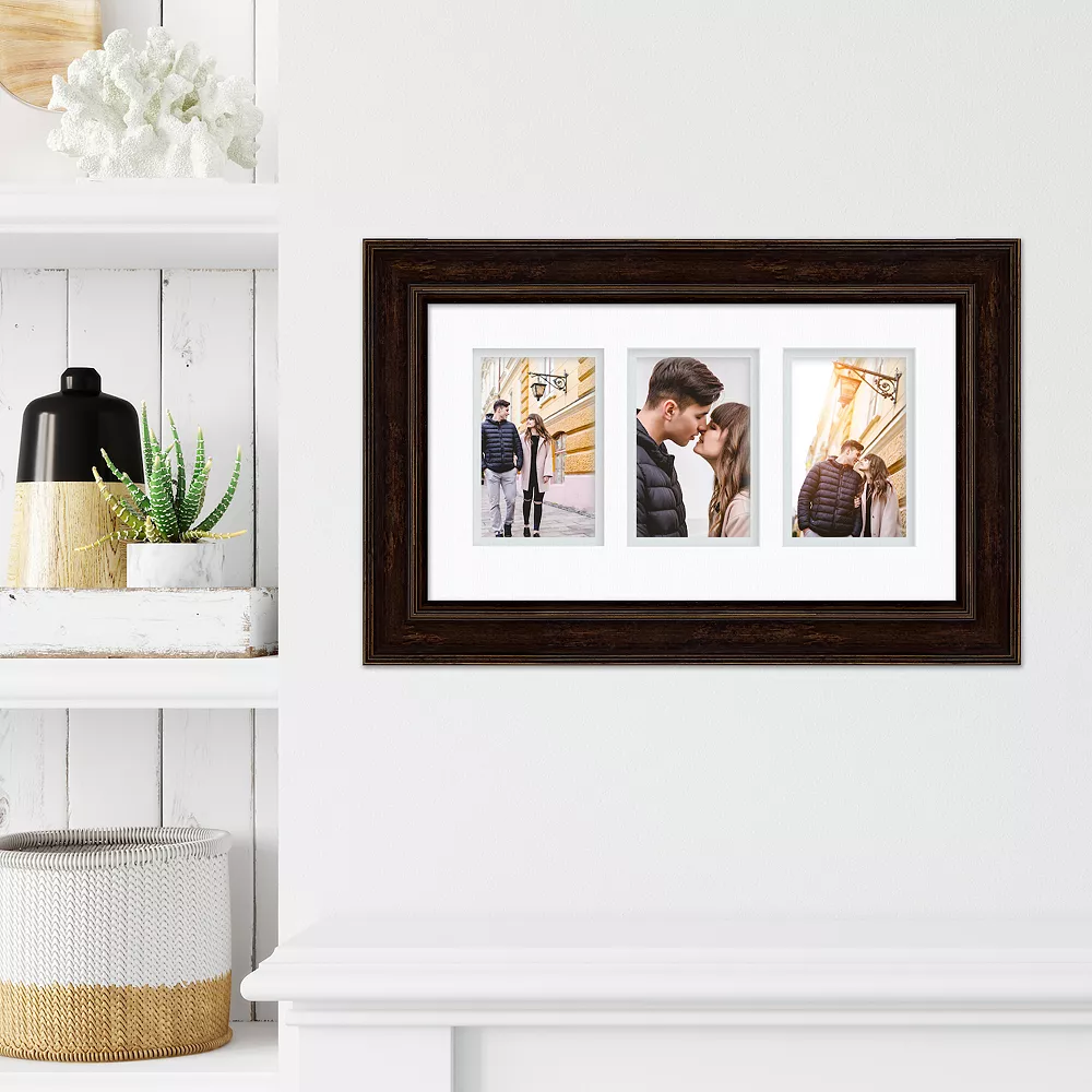 Courtside Market Industrial Rustic Roasted Nut 9" X 16" Frame 4 Courtside Market Industrial Rustic Roasted Nut 9" X 16" Frame - Image 2