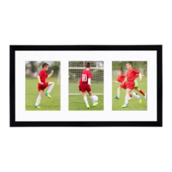 COURTSIDE MARKET Harvest Black Finish 3-Opening 5" X 7" Collage Frame