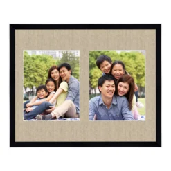 COURTSIDE MARKET Harvest Black 8" X 10" 2-Opening Collage Frame